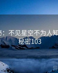 独家揭秘：不见星空不为人知的一面 · 秘密103