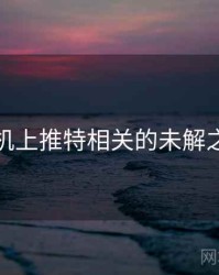 手机上推特相关的未解之谜