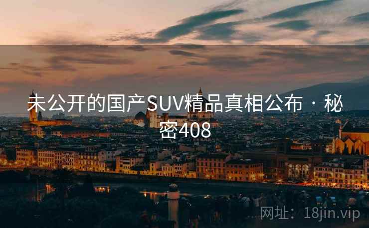 未公开的国产SUV精品真相公布 · 秘密408