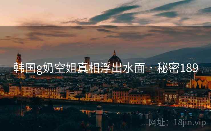 韩国g奶空姐真相浮出水面 · 秘密189